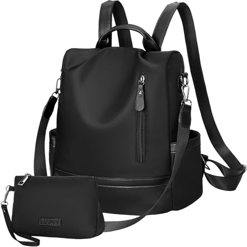 Eshow Sac a Dos Femme Antivol, Sacs à Main Portés Dos Elégant Léger, Petit Sac Bandoulière avec...