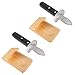 Angoily 4 Piezas de Cuchillo para Desmontar Ostras Cuchillo para Ostras de Acero Inoxidable Utensilios de Cocina para Desmontar Mariscos Herramientas para Abrir Mariscos
