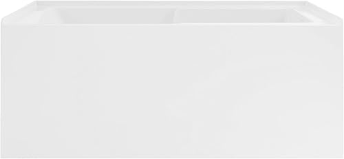 Vista 214 de Swiss Madison Well Made Forever SM-AB540MB Voltaire - Bañera de alcoba con faldón, 60 x 30 pulgadas, negro mate Mate negro