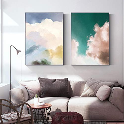 Impression sur toile ciel étoilé 50x70cm de qualité supérieure pour une décoration murale chic