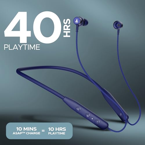 Image of Boat Rockerz 110 /Rockerz 109 Wireless in Ear Neckband with Up to 60 Hrs Playtime,Dual Device Pairing,Enx Tech,Beast Mode,ASAP Charging,Btv5.3,IPX5,Type-C Interface & Magnetic Power Buds(Deep Purple)