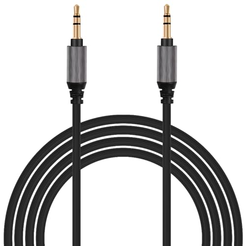Fezzlo WH-1000XM5 Audio Cable Compatible with WH-1000XM4 XM3 MDR-1000X MDR-1A Noise Canceling Headsets Technica ATH-M50xBTPB SR50BT AR3BTBK Wireless Headphones 4.2ft