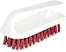 CFS 4002405 Ergonomic Iron-Shaped Handle Scrub Brush, 6", Red (Pack of 12)
