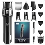 Kensen Manscape Dual Speed Body Hair Trimmer Men 4-in-1 Beard Trimmer Men, 210 Mins Usage Time Rechargeable Body Shaver for Hair/Beard/Ball/Groin, Waterproof Cordless Male Grooming Kit for Pubic Hair