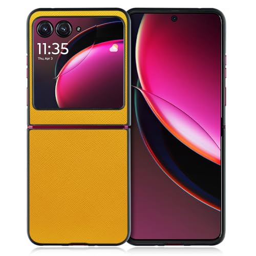 LOOF CASUAL-SHELL ���U�[ ���^ �X�}�z�P�[�X for motorola razr 40 ultra �p �P�[�X �J�o�[ �V���v�� �ϏՌ� ���^ �y�� [�p���v�L��]