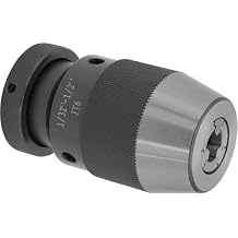 CME Keyless Drill Chuck, Jacobs Taper 6 Mount, 1/32" to 1/2" Capacity, for Drill Presses and Milling Machines
