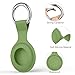 4 Pack Airtag Case Holder for Apple Air Tag, Airtag Case with Anti-Lost Keychain, Silicone Protective Cover for Kids' Backpacks, Dog Collars, Luggage, Multi-Color Protective AirTag Accessories