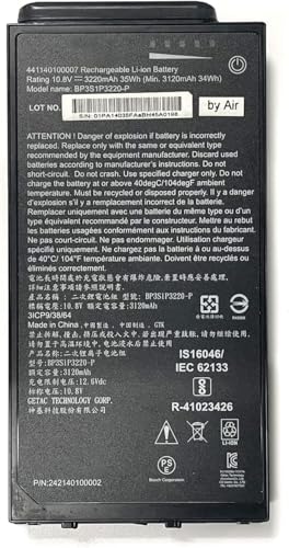 Batterie Getac A140 déchargée : remplacez-la par le modèle 10.8V