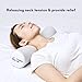 C CUSHION LAB Roll Pillow for Neck Relief - Extra Dense Memory Foam Round Cylinder Bolster for Cervical Support, Spondylosis, Neck Pain Relief, & Spine Lumbar Traction - Washable Cover & Travel Bag
