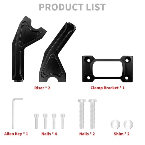 Abrazadera de manillar de 6'' para rutas largas en Softail 7