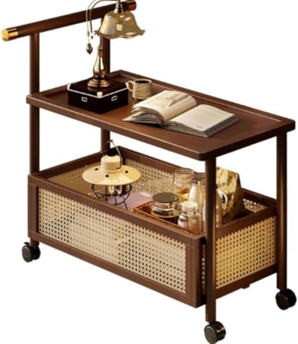 ���B���e�[�W���ؕ� ?�؃e�B�[�T�C�h�e�[�u�� �������r���O���� �ړ��\ �R���p�N�g�ŏȃX�y�[�X ���͋C���ӂ��f�U�C�� (�R�[�q�[�̐F,����50)