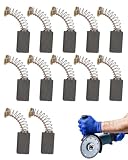 BTACGWP 12 Stück Kohlebürsten 5x8x15mm für Winkelschleifer - Langlebig & verschleißarm - Stabilisiert Motordrehmoment & verhindert Leistungseinbruch bei Dauerlast