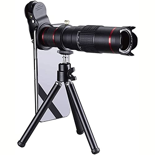 Phone Camera Lens with 22x Telephoto Lens Macro/Wide Angle Lens+Tripod and Shutter Phone Lens Kit Fit Can Be Connected to The Tr