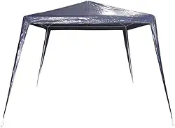 Tenda Gazebo Sanfonada 3x3 Articulada, Barraca de Praia Desmontável para Camping, Praia e Jardim