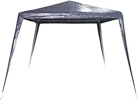 Tenda Gazebo Sanfonada 3x3 Articulada, Barraca de Praia Desmontável para Camping, Praia e Jardim
