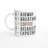 Rettungsdienst Tasse, ABCDE Schema, Notfallsanitäter, Spruch, Geschenk - CoolCups - 325 ml