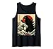 Catzilla Cat Japanese Art Funny Gifts for Men Women Boy Kids Tank Top