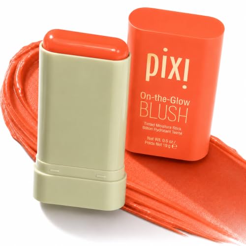 Image of Pixi On-the-Glow Blush - Juicy, Hydrating Tinted Moisture Blush Stick with Ginseng, Aloe Vera & Fruit Extracts, For Cheeks & Lips, 19g / 0.6oz, Paraben-Free
