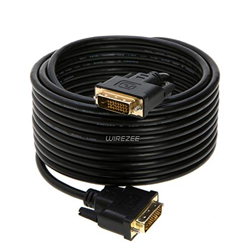 Dvi-D Cable Dual Link Dvi To Dvi Male Wire 24+1 Pin 3Ft 6Ft 10Ft 15Ft 25Ft (15Ft) #TOP3
