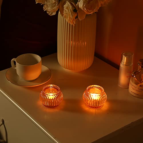 Goldeal Gold Round Tealight Holders,Set Of 12 Thick Glass,Tea Light Candle Holder,Votive Candle Holders Bulk,Candlestick For Wedding Decor,Baby Shower Party,Bridal Shower,Dinner,Table Centerpieces #TOP5