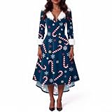 Tissu & Confort: La robe pull femme est réalisée en un tissu ample et respirant, offrant une liberté de mouvement totale pour danser lors des fêtes tout en restant chaude et à l'aise.