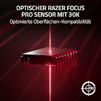 Razer DeathAdder V3 Pro - Leichte kabellose Ergonomische Esports-Maus (63g Leichtes Design, Focus Pro 30K Optischer Sensor, Mausschalter Gen-3, HyperSpeed Wireless) Faker-Edition – Ansicht 6