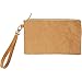 Faux Leather Clutch Bag, L: 21 cm, H: 18, light brown, 1pc