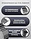 TODYSTRAP Metall Uhrenarmband Edelstahl 20mm, Schwarz Schnellverschluss Uhrenarmbänder Edelstahl, Smartwatch Ersatzarmband für Herren Damen, Metallarmband 20mm 22mm