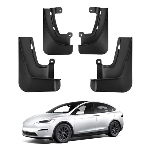 Guardabarros para Tesla de instalación sin perforación y cinta resistente todo clima 7