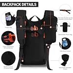 Hiking Backpack 10L/15L Small Daypack Lightweight Packable Travel Foldable Water Resistan for Women Men (Black, 10L) - Image 5