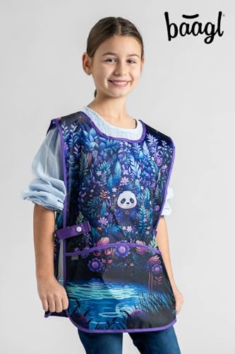 Baagl Kinderschürze Mädchen Jungen Kochschürze Malschürze - Jungle Panda – Ansicht 5