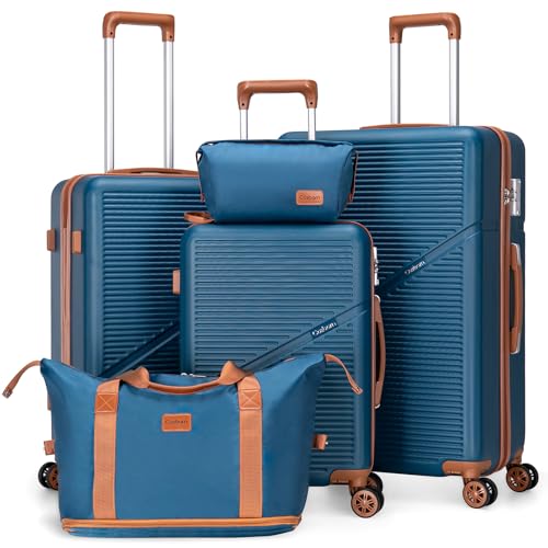Cosbarn 5-Piece Hardshell Luggage Set with Spinner Wheels