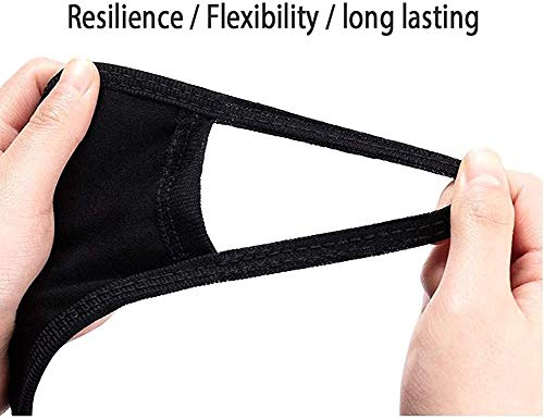 Image of Grin Health N99 Anti Pollution Mask with Acitivated Carbon Without Valve Reusable & Washable, Unisex (Standard Size - Fit Most, Black)