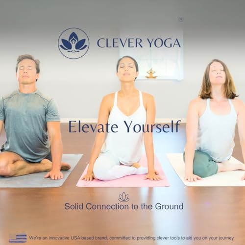 Clever Yoga Tapete BetterGrip Ecológico Reciclável Antiderrapante e Durável TPE 6 mm ou 0,6 mm de es