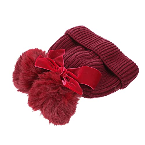 Bonnet tricoté pour nouveau-né extensible bébé fille et garçon lot de 3