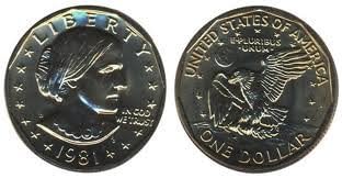 US Mint 1981-P Susan B. Anthony Dollar
