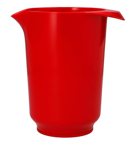 Birkmann, Rühr- und Servierschüssel, Cherry Red, 11×15×16,5 cm – 1L, aus PET, spülmaschinen- und mikrowellengeeignet