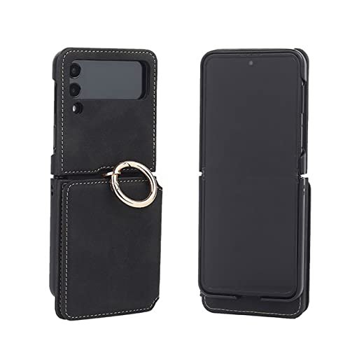 Étui en cuir premium pour Samsung Galaxy Z Flip 4 protection intégrale