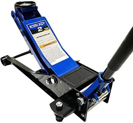 K Tool International 2 Ton KTI63101A Blue/Black Low Profile Service Jack XD