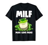 Funny Man I Love Frogs Tee Shirts Frog Love T-Shirt