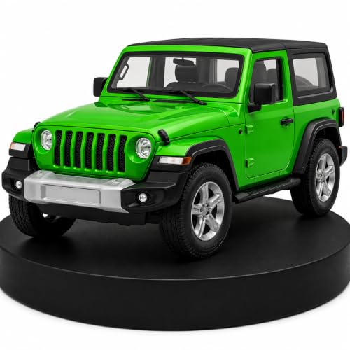 Image of Thar Diecast Matel Toy Car For Kids 1:32 Scale with Pull Back Action | Openable Doors Mini Jeep SUV Model Vehicle with Lights & Sound | Collectible Toy Car Gift for Kids Boys Girls 3+ Die Cast (Green)