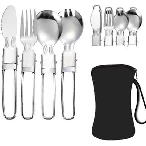 Portable Foldable Camping Cutlery Set Cover