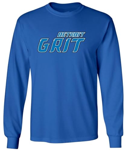 Long Sleeve Dan Campbell Detroit Grit Shirt T-Shirt Mens Long Sleeve