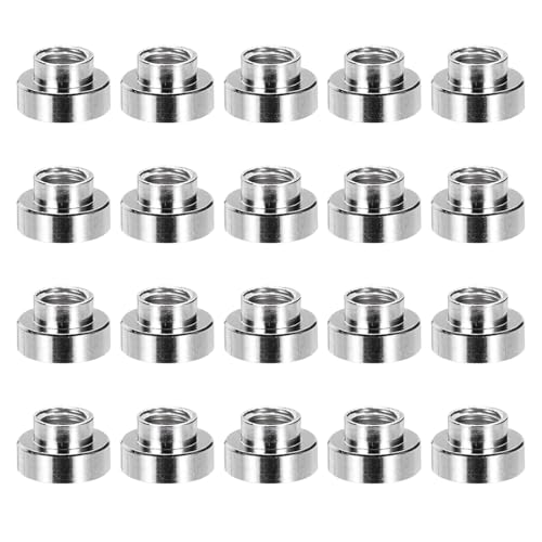 QUARKZMAN 20 Piezas De Tuercas De Cobre Para Soldadura M3 5.5mm x 3.5mm Columnas De Cobre Para Soldadura Separadores De Agujero Pasante Para Placa PCB Ensamblado Electrónico