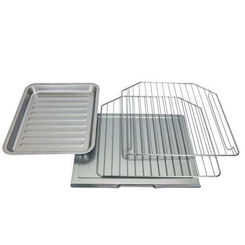 Product Image 5: Oster Convection Oven, 8-in-1 Countertop Toaster Oven, XL Fits 2 16″ Pizzas, Stainless Steel French Door