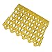 Egg Crate, 5PCS Flats 30 Cell Egg Crates Holder Tray Stackable Egg Cartons Hold Multiple Eggs Egg Tray Egg Cartons Home Farm Supplies for Storing, Sorting (Yellow)