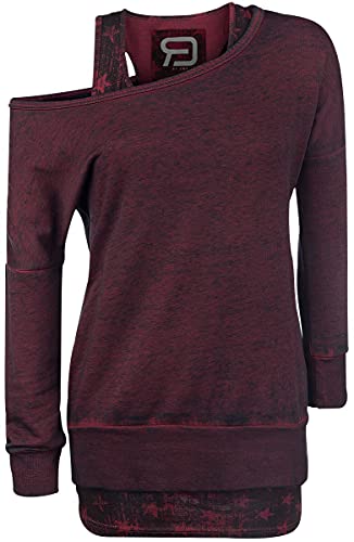 R.E.D. by EMP Cut Me Loose Mujer Sudadera Burdeos L Cover