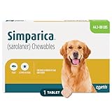 Simparica (sarolaner) Chewables for Dogs, 80 mg/tab, 44.1-88 lbs (Green), 1 Tablet