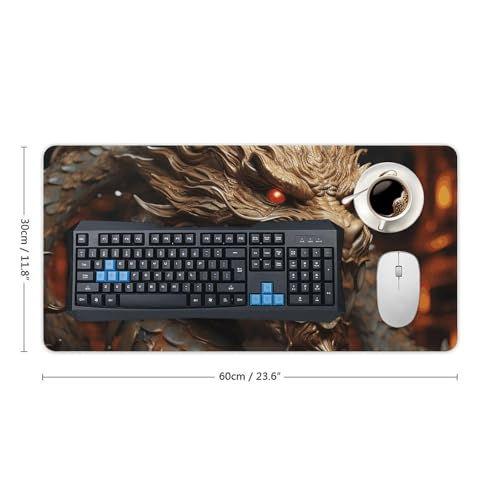 Tapis de souris de jeu antidérapant et imperméable grand format