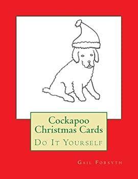 Paperback Cockapoo Christmas Cards: Do It Yourself Book